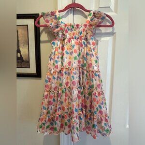 Cheeky Plum Lucky Charm Dress with Ruffle Sleeves